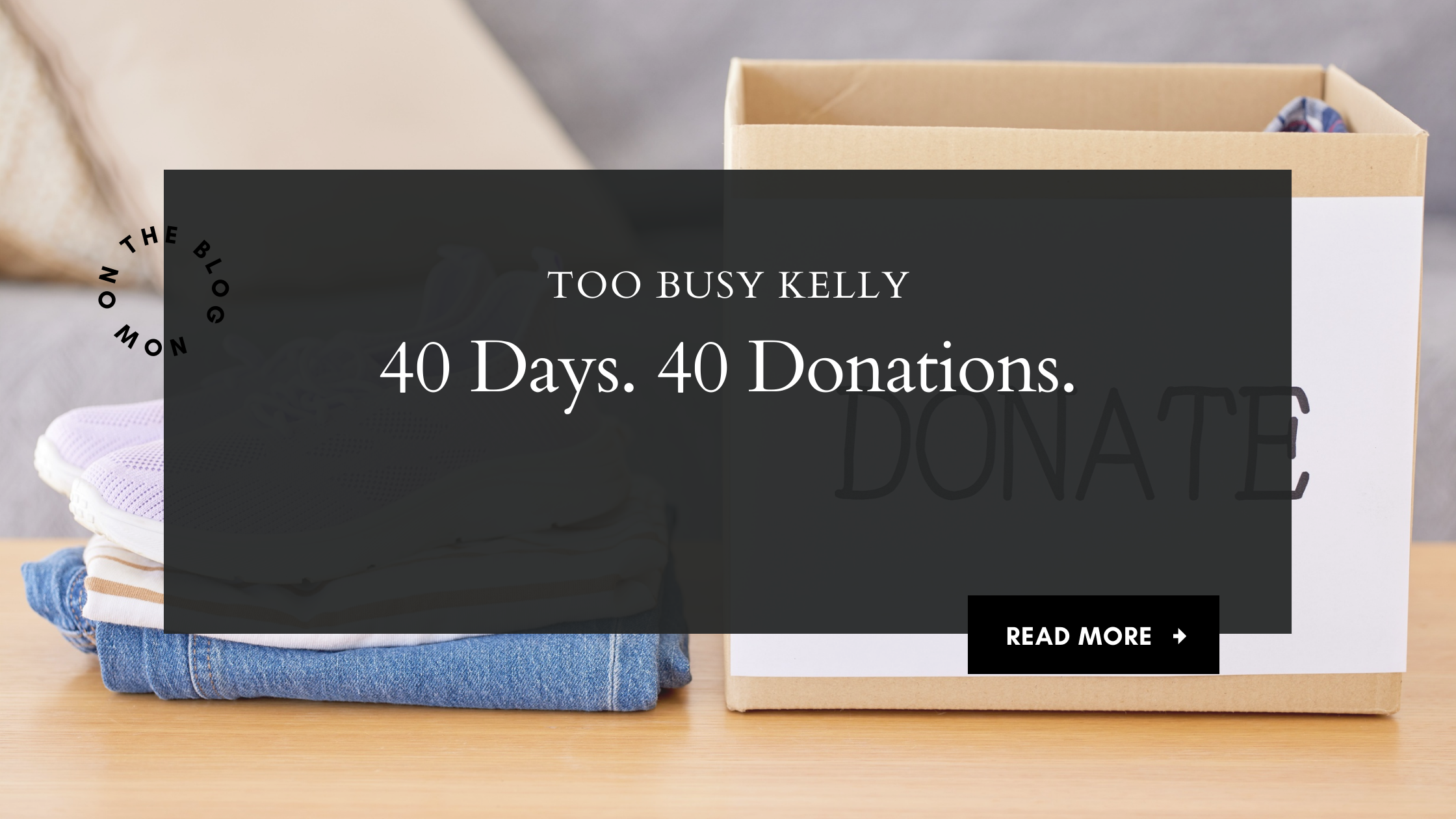 40 Days. 40 Donations.